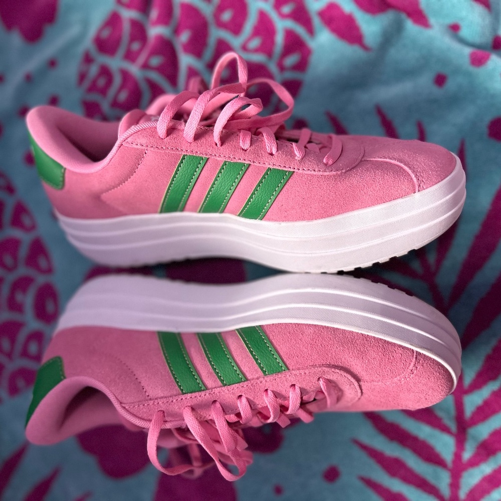 Adidas VL Court Bold Platform Sneakers 9.5